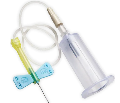 BD Vacutainer® Safety-Lok™ Blood Collection Set with Luer Adapter 23" Gauge, 7" L Tubing, 3/4" Needle, Light Blue