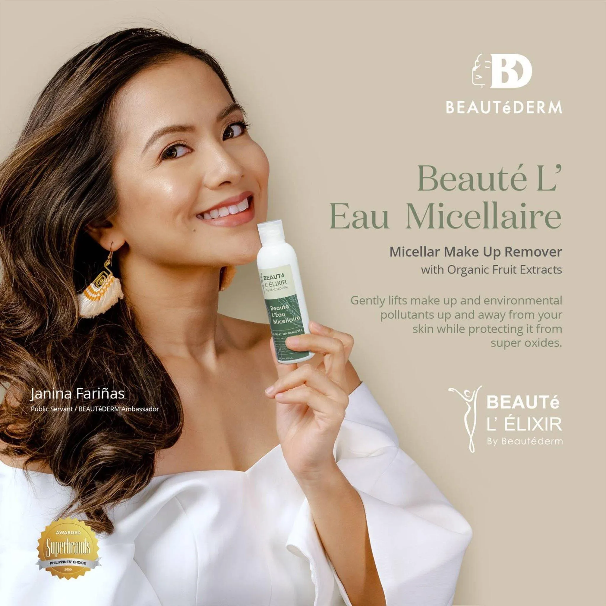 Beaute L’ Eau Micellaire Makeup Remover (100ml)