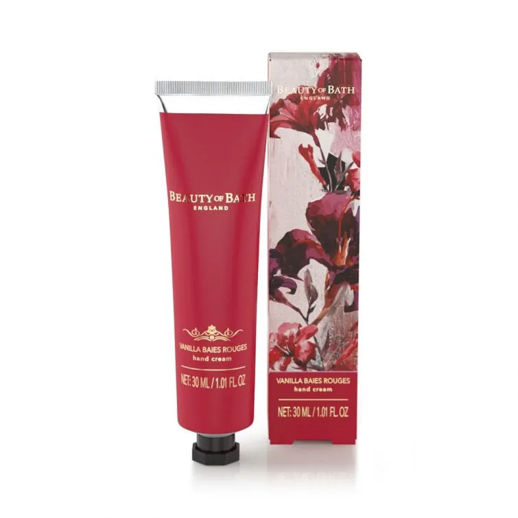 Beauty of Bath Hand Cream - Vanilla Baies Rouges
