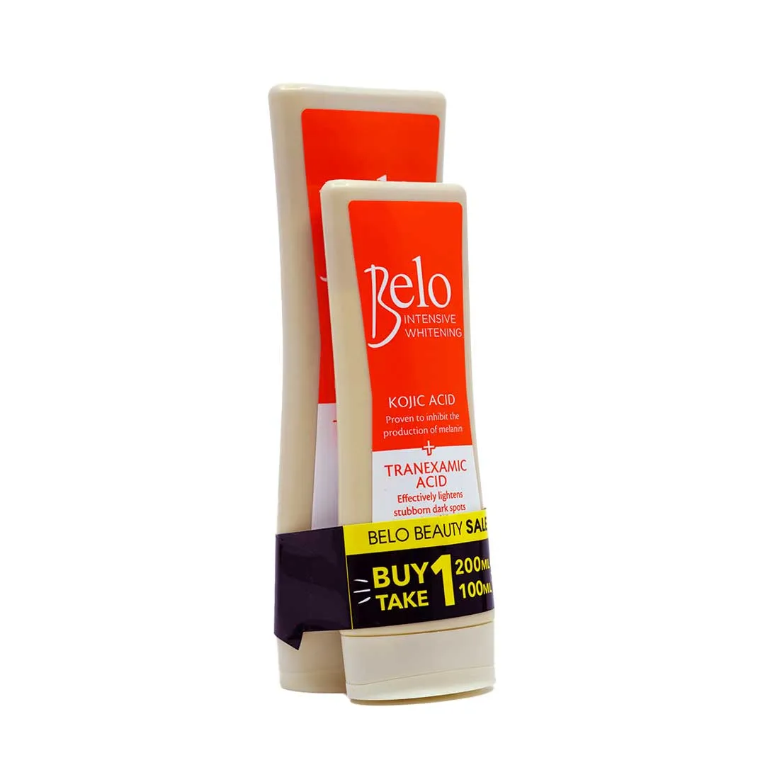Belo Intensive White Kojic Body Cream 200 ml  100 ml Offer