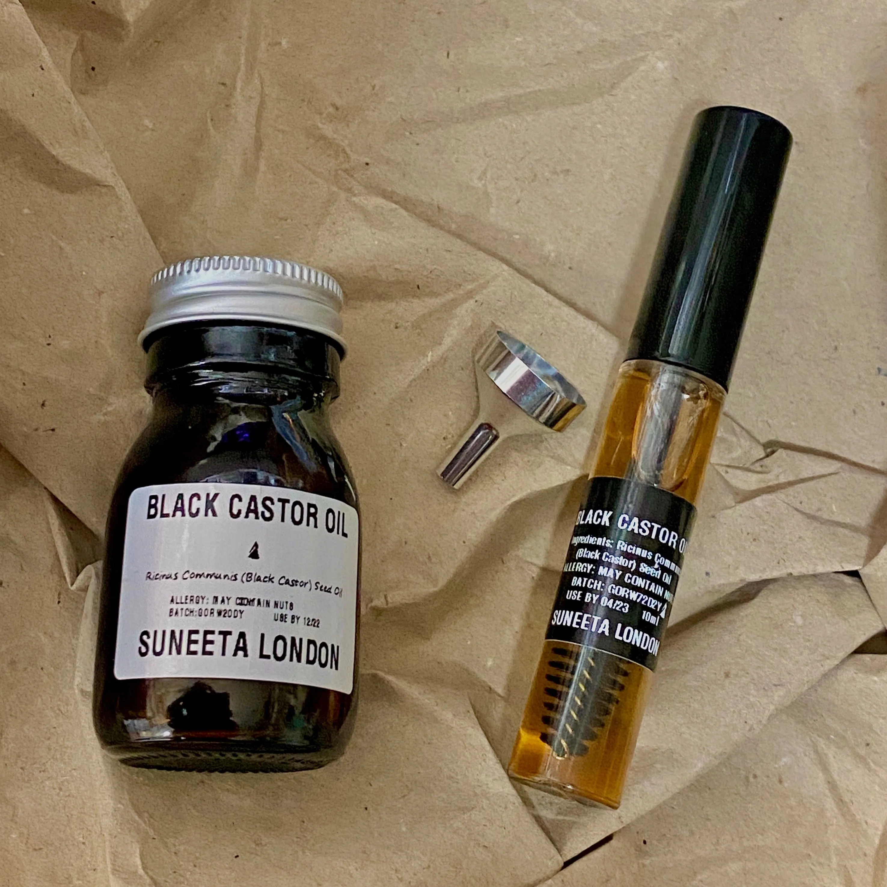 Black Castor Oil for Hair, Lashes and Brows Refill (extra dark - Jamaican)