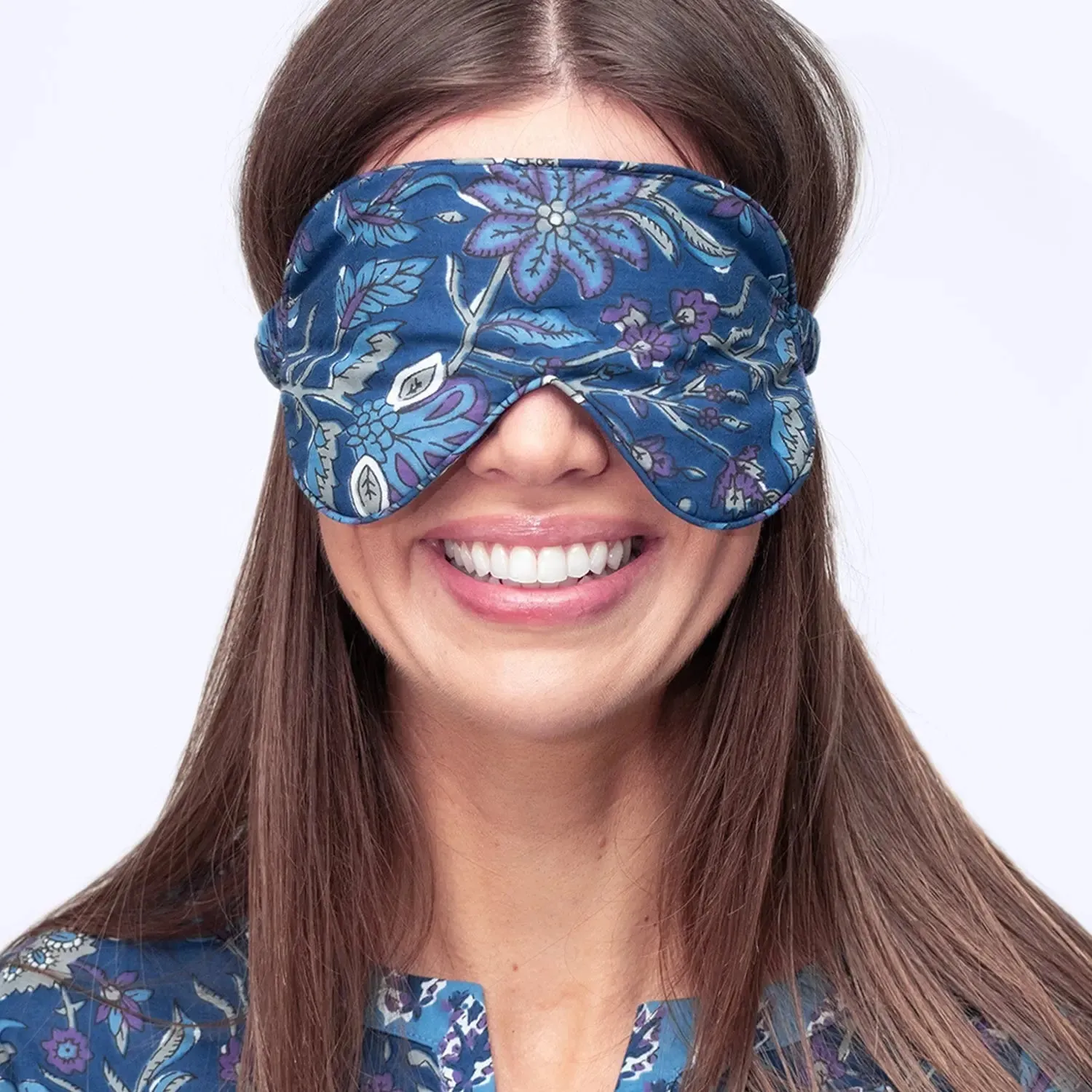 Blue Lagoon Cotton Sleep Mask