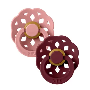 Boheme 2-Pack Pacifier Set - Dusty Pink / Elderberry