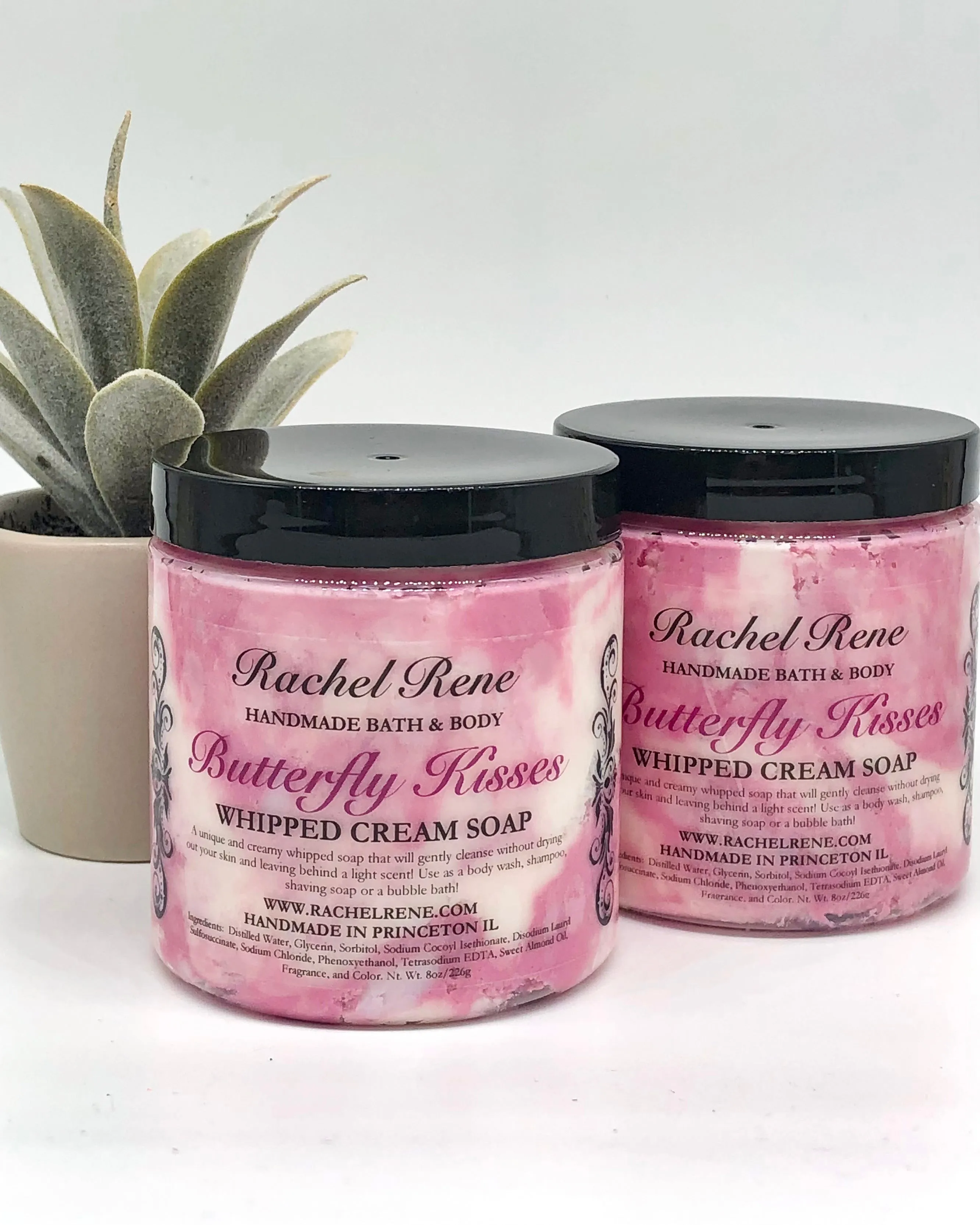 Butterfly Kisses Whipped Cream Soap