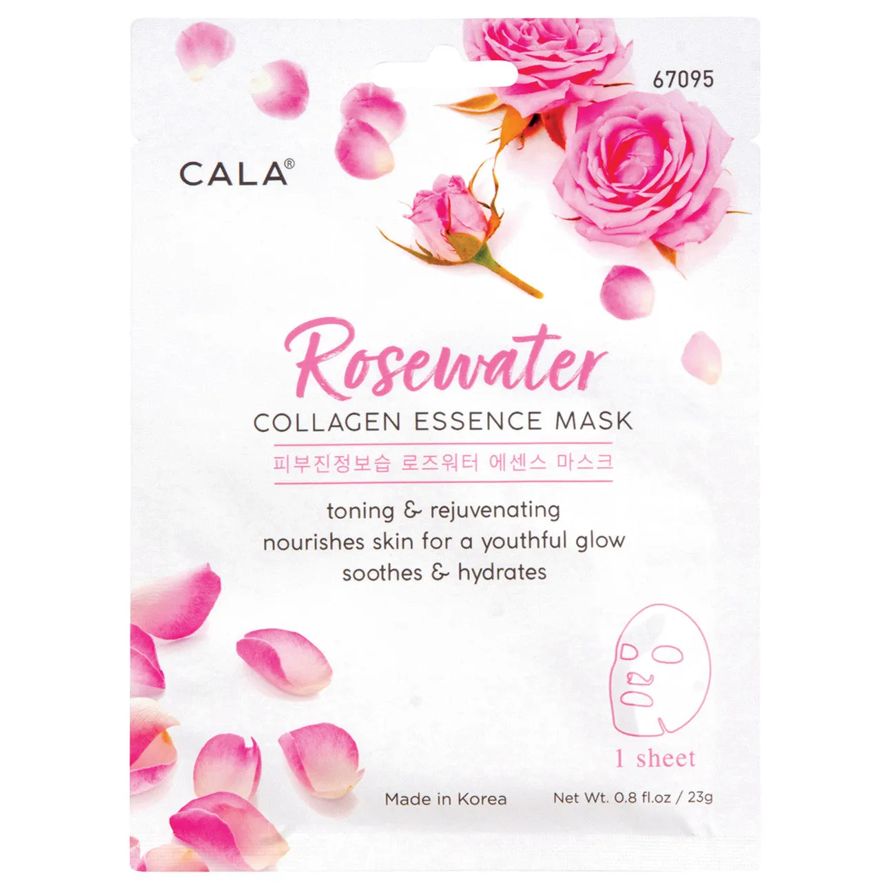 Cala Essence Facial Mask: Rosewater (1 Pc)