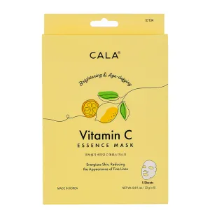 Cala Essence Facial Masks: Vitamin C Collagen (5 Pks)