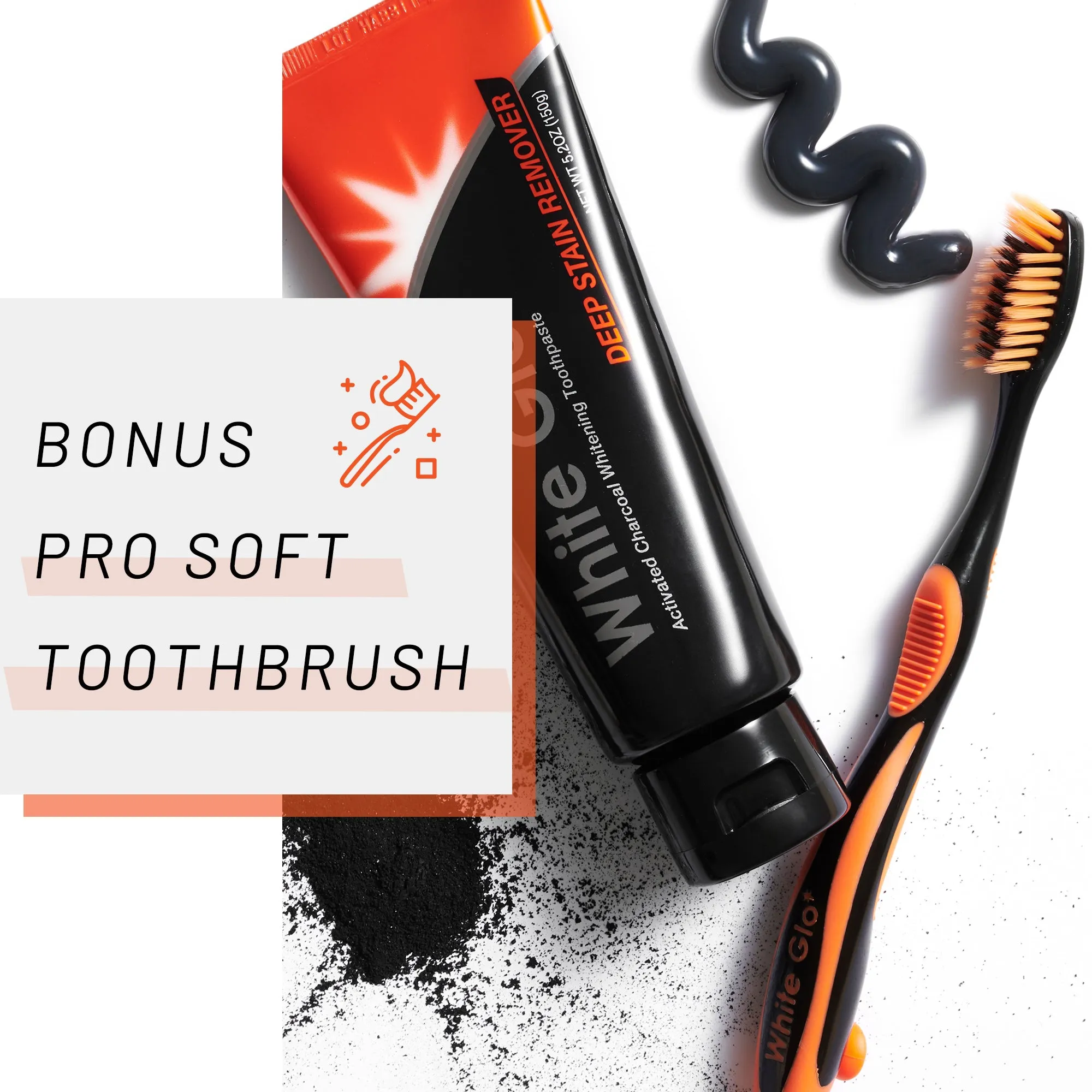 Charcoal Deep Stain Remover Whitening Toothpaste