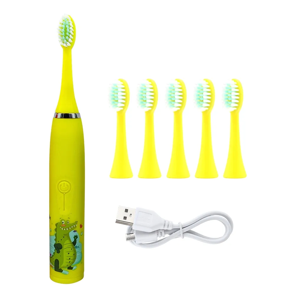 Children's Electric Soft Bristled Cartoon Toothbrush