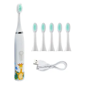 Children's Electric Soft Bristled Cartoon Toothbrush