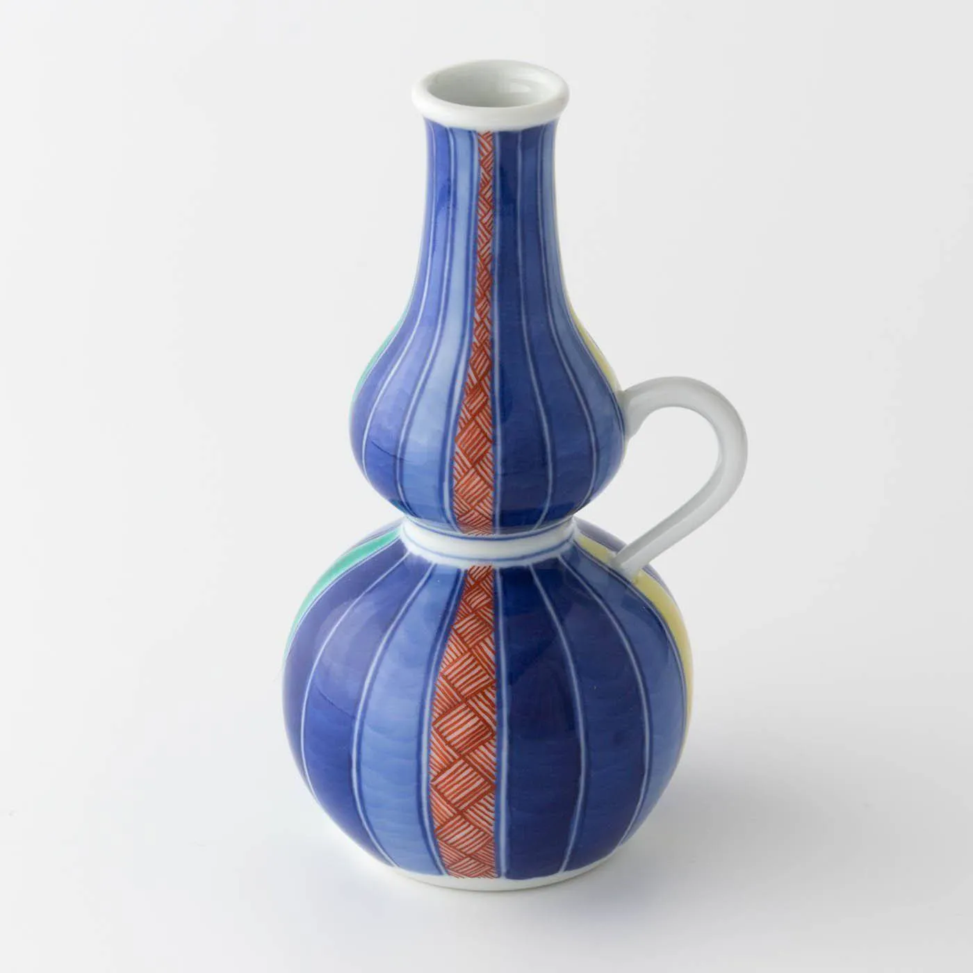 Choemon Gourd-Shaped Kutani Sake Carafe