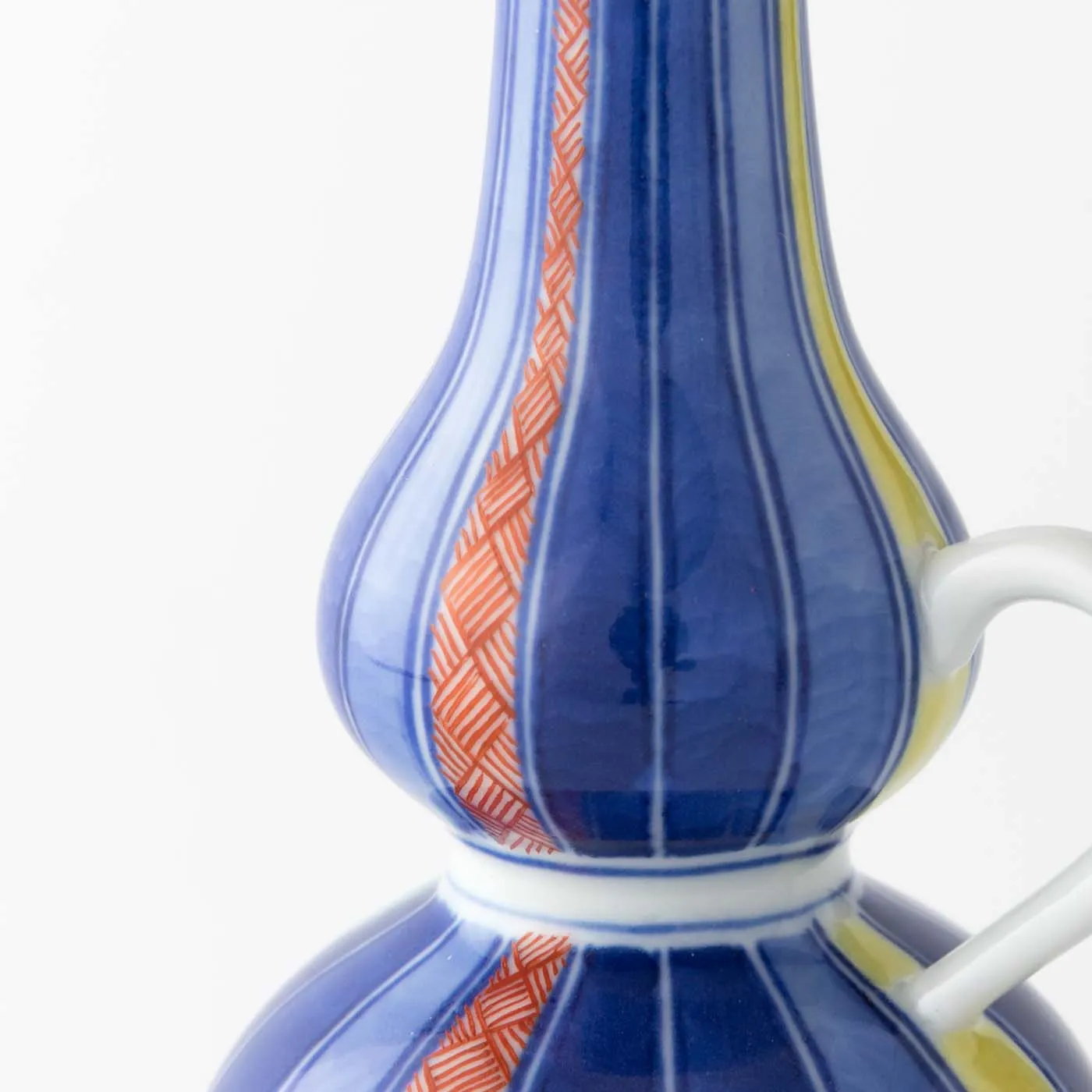 Choemon Gourd-Shaped Kutani Sake Carafe