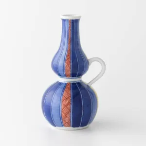 Choemon Gourd-Shaped Kutani Sake Carafe