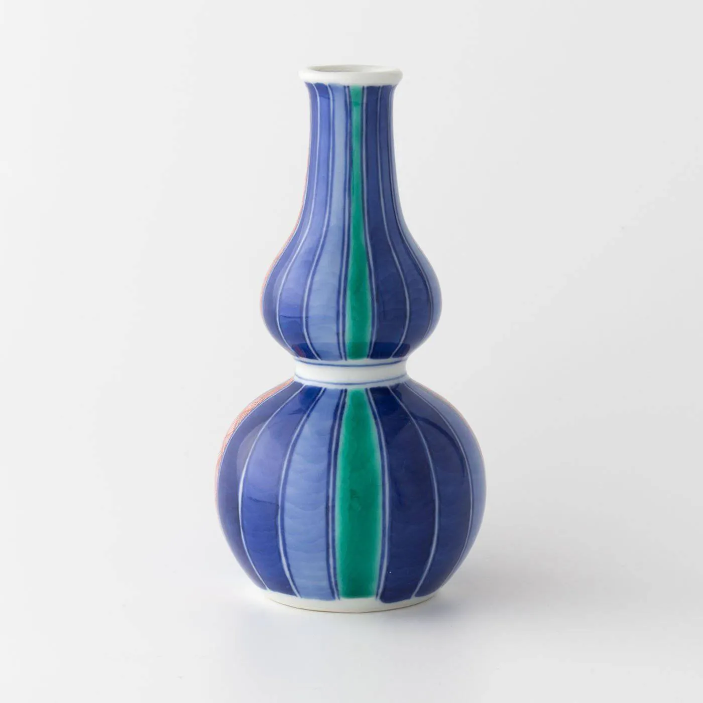 Choemon Gourd-Shaped Kutani Sake Carafe
