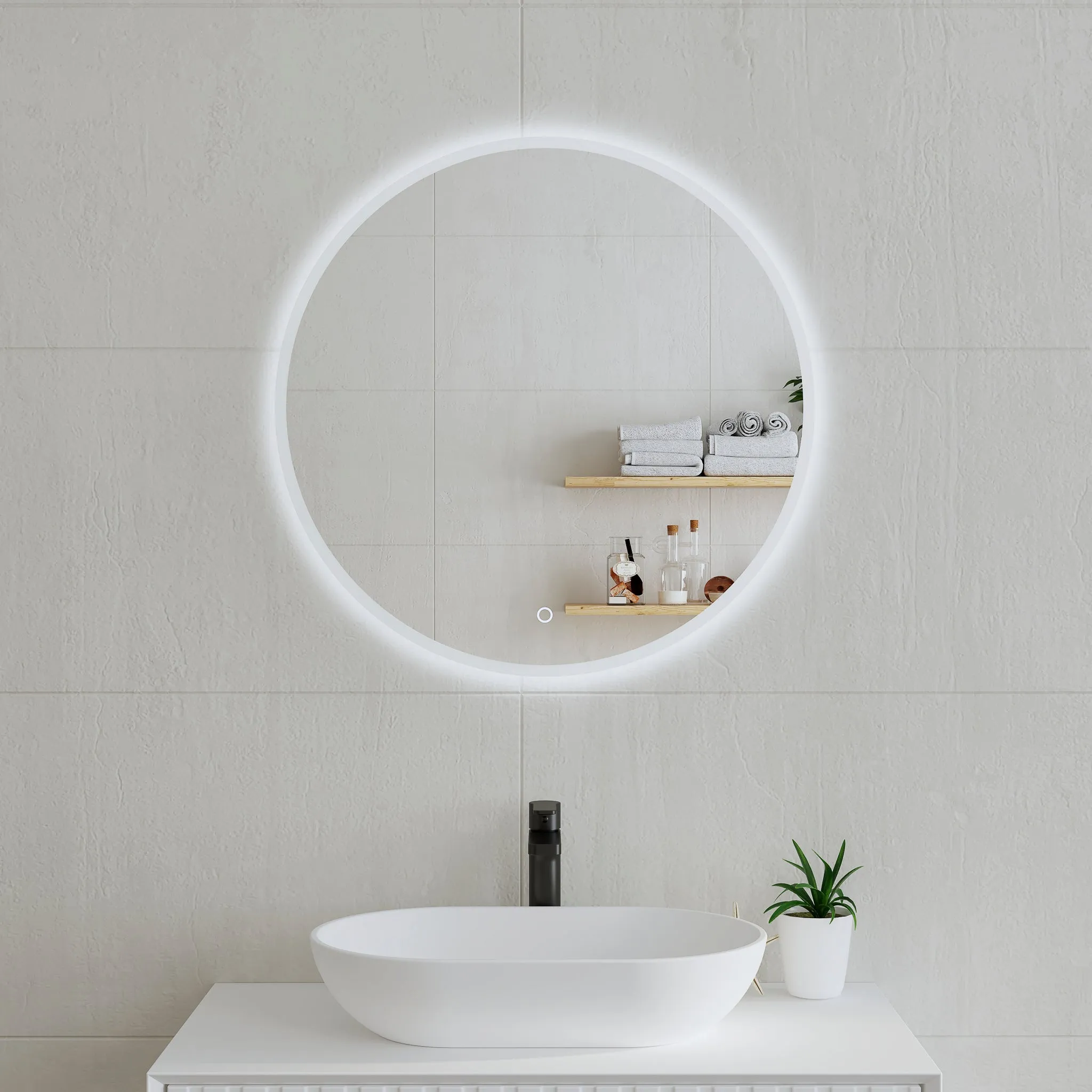 Circa Round Frameless Mirror with Polished Edge | 8 sizes, from 600mm to 1200mm |