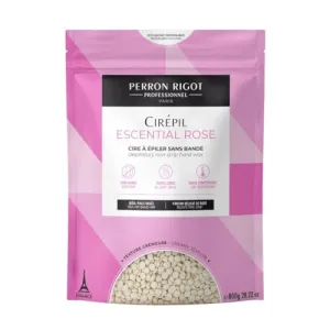 Cirepil - Escential Rose - 400g / 14.11 oz Wax Tin - Light Rose Scent - Creamy Texture - All-Purpose, Excellent for Short, Coarse or Shaved Hair - Easy Removal, No Strips Needed
