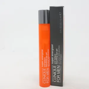 Clinique For Men Super Energizer Anti-Fatigue Depuffing Eye Gel 0.5oz  New