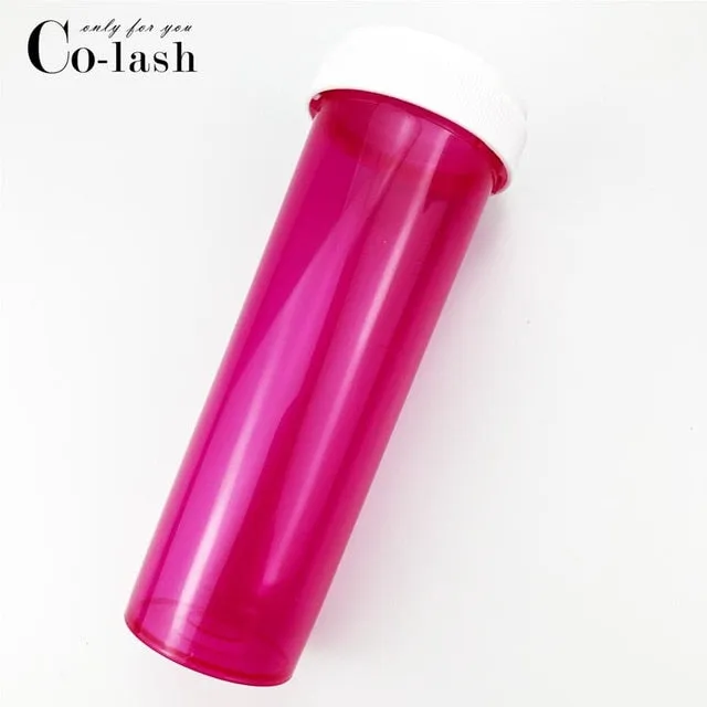 Colash Pill Eyelash Packaging Box Custom Logo Fake 3d Mink eyelashes Boxes Faux Cils lash stripe Empty Case