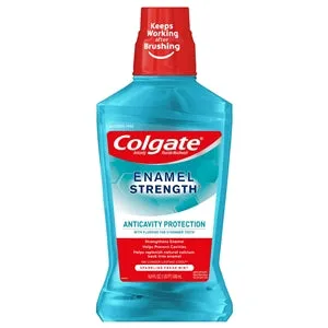 Colgate Enamel Health Sparkling Fresh Mint Mouthwash-500 Milileter-6/Case