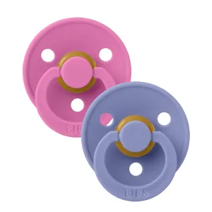 Colour 2-Pack Pacifier Set - Bubblegum / Peri