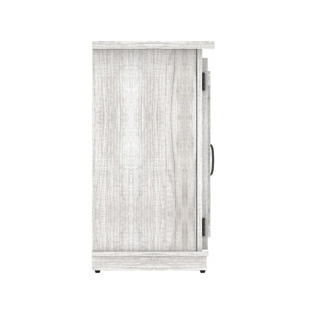 Cottonwood 47.50 in. Media Console Electric Fireplace in White