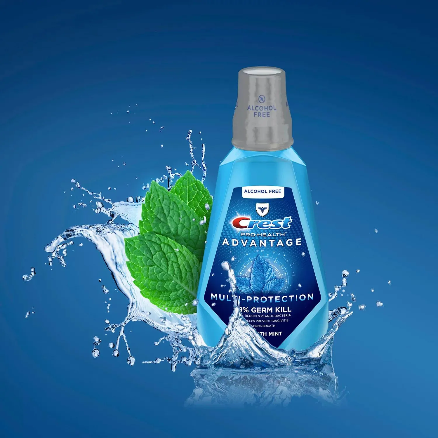Crest Pro-Health Advantage Multi-Protection Mouthwash, Smooth Mint, 33.8 fl. oz., 3 pk.