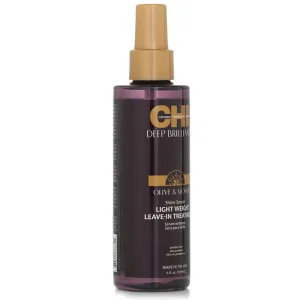 Deep Brilliance Olive &amp; Monoi Shine Serum Light Weight Leave-in Treatment