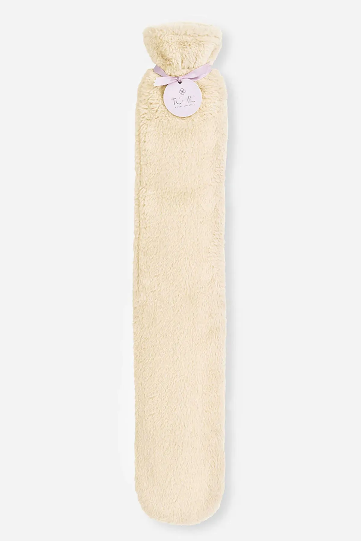 Deluxe Long Hot Water Bottle Caramel