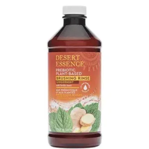 Desert Essence Prebiotic Plant-Based Brushing Rinse Gingermint