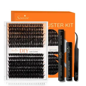 DIY Lash Clusters Kits D curl 10-16MIX
