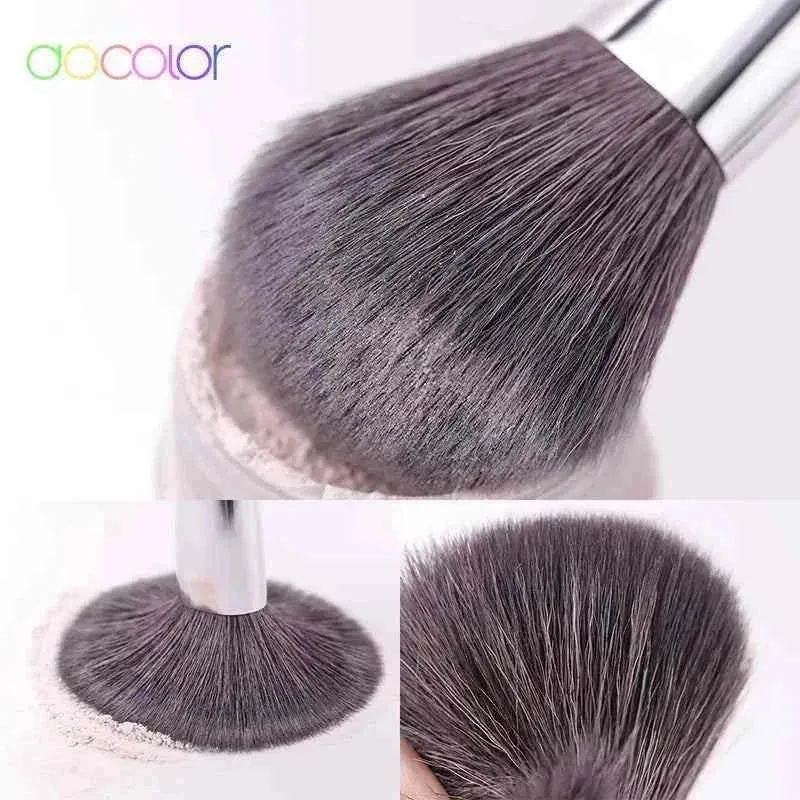Docolor 25Pcs Makeup Brushes Set Professional Natural Hair Foundation Powder Blush Eyeshadow Face Blending Make up Brushes