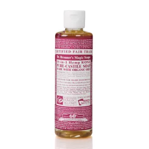 Dr. Bronner's 18-in-1 Hemp Rose Pure-Castile Liquid Soap