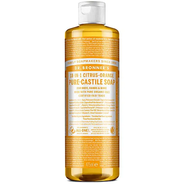 Dr Bronner's Citrus Pure-Castile Liquid Soap