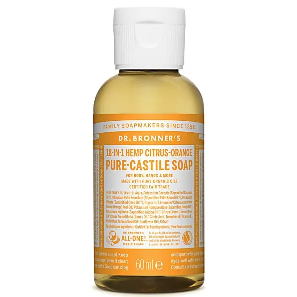 Dr Bronner's Citrus Pure-Castile Liquid Soap