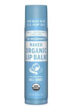 Dr. Bronner's Organic Lip Balm Naked 4g