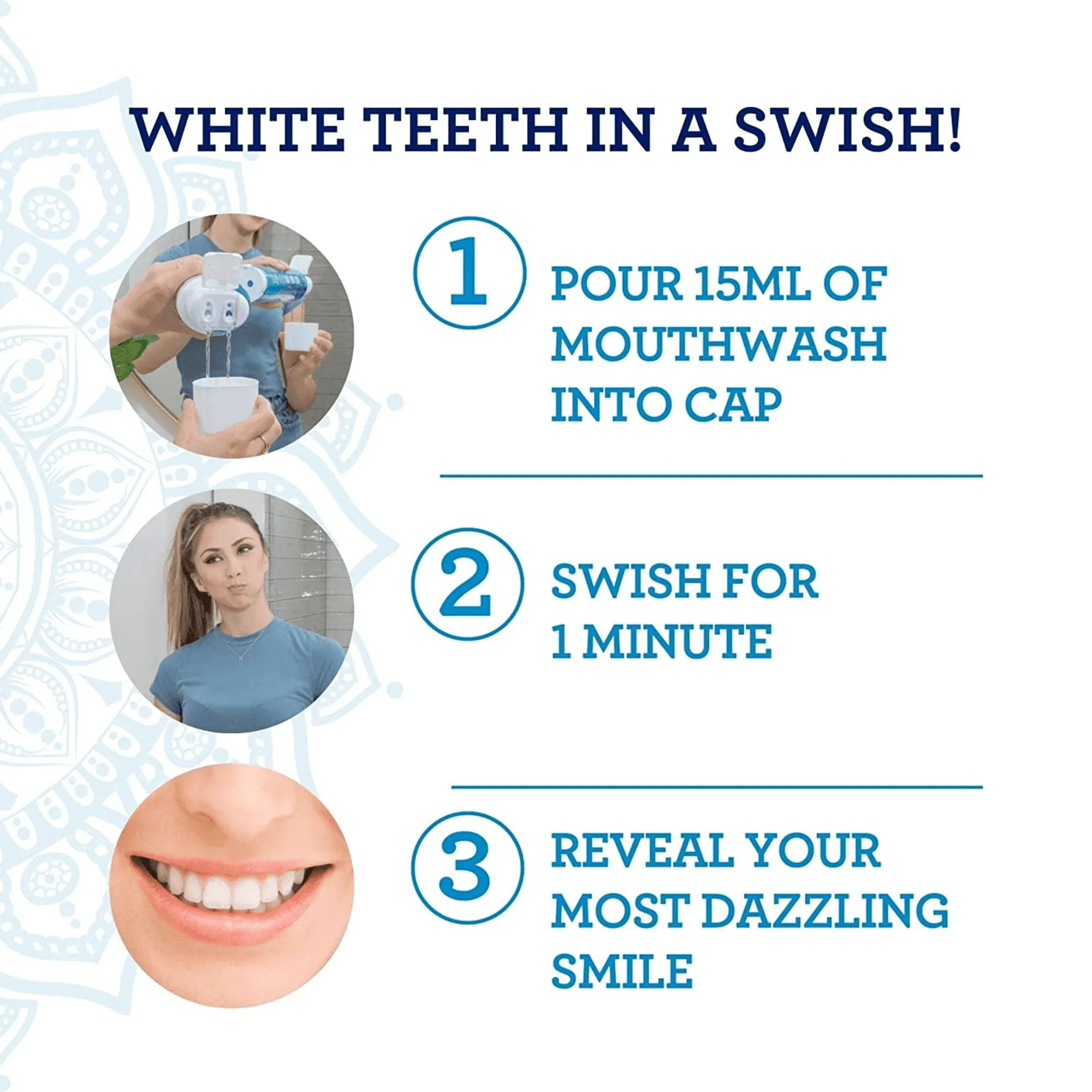 Dual Chamber Oxyburst Whitening Mouthwash (12-Pack)