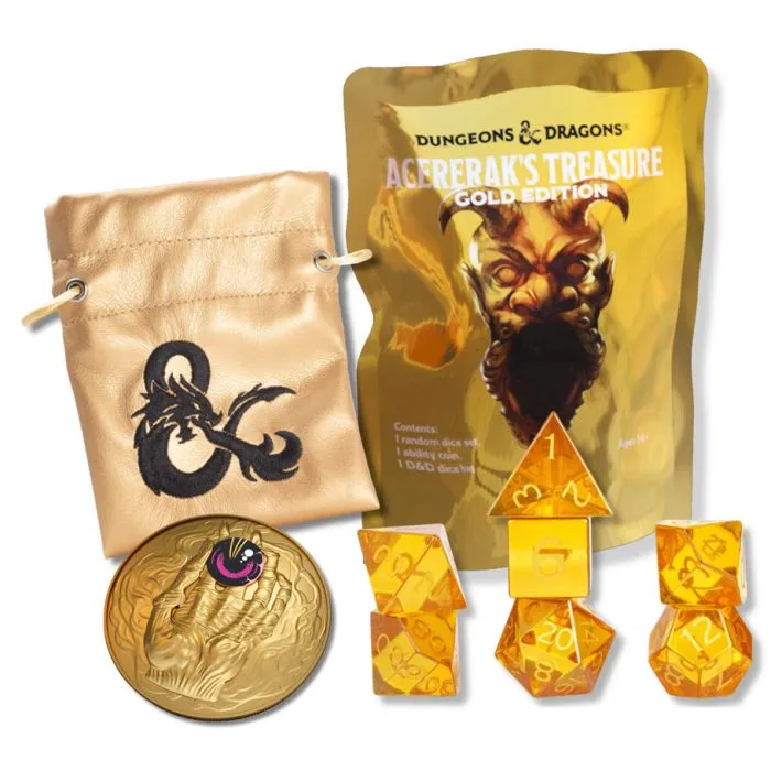 Dungeons and Dragons: Acererak's Treasure Gold Edition (Dice Blind Box)
