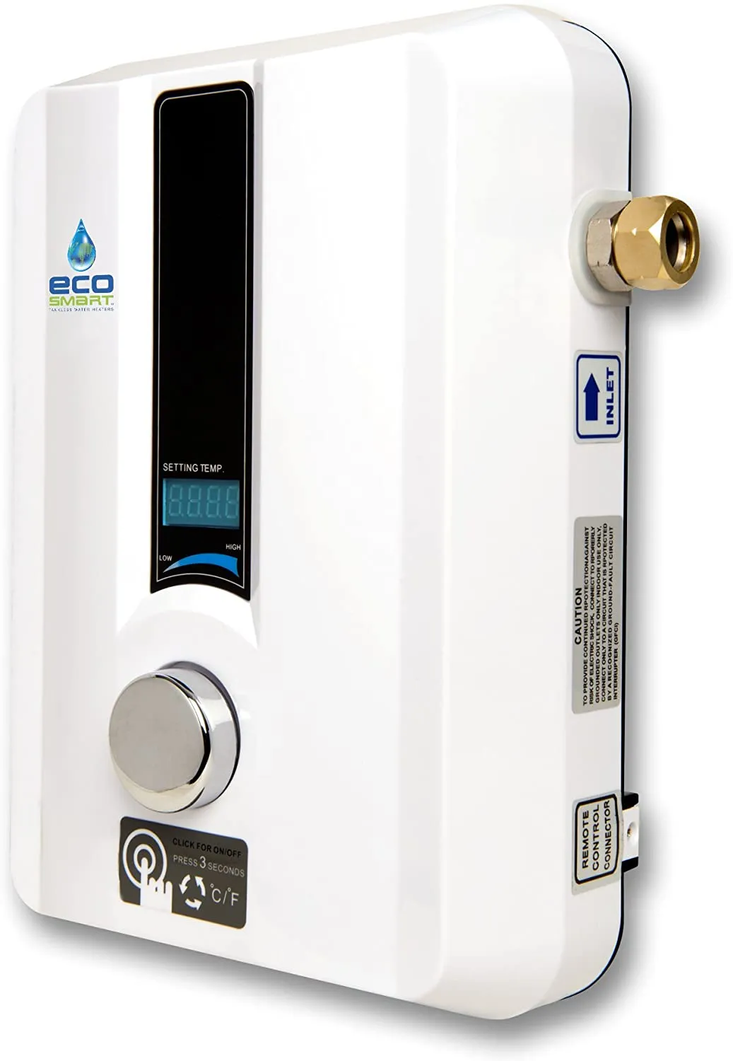 Ecosmart ECO 11 Electric Tankless Water Heater, 13KW at 240 Volts with Patented Self Modulating Technology