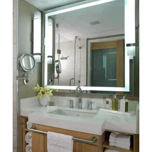 Electric Mirror Integrity AVA Adjustable Color LED Bathroom Mirror with LED Border, 10 Sizes