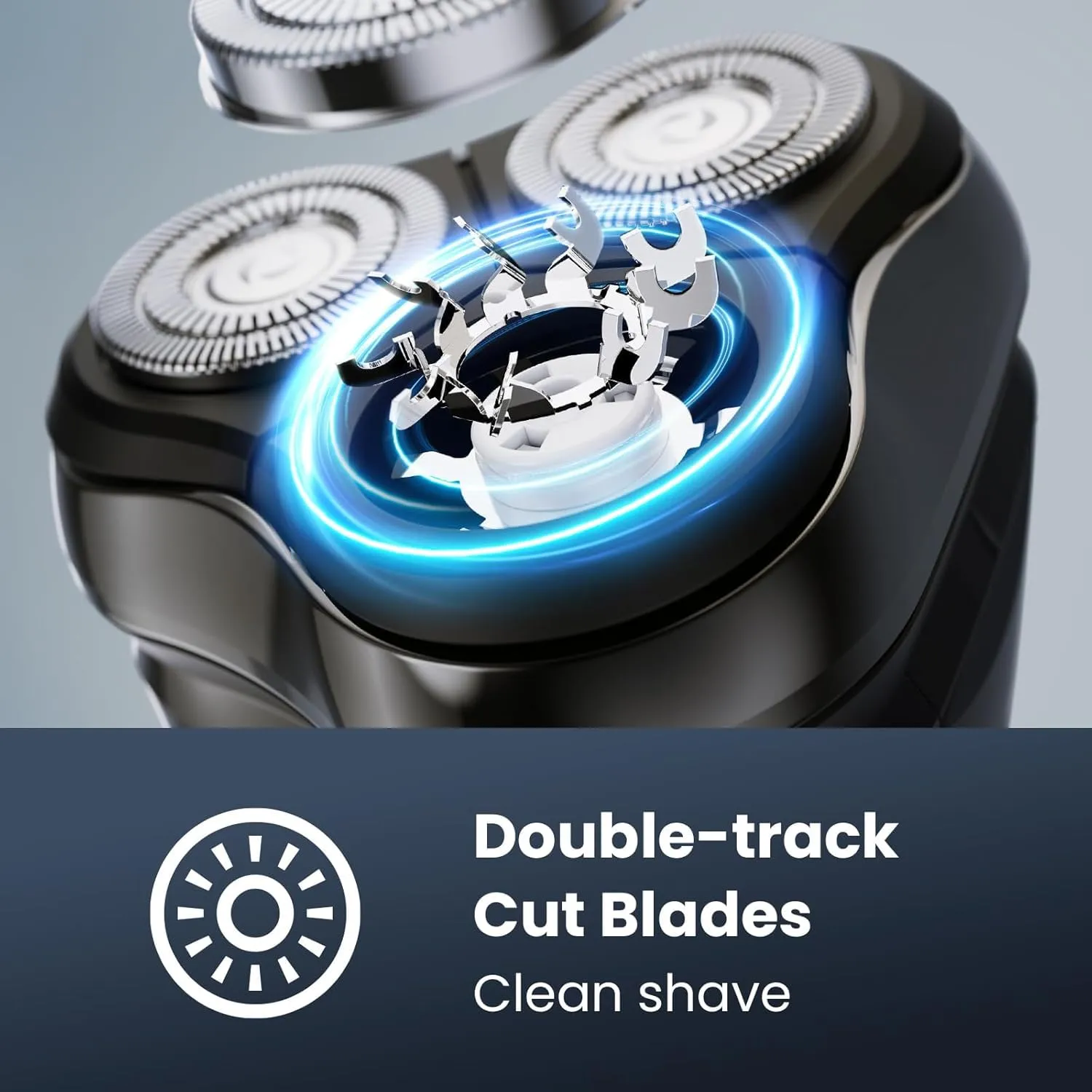 Electric Razor for Men, SHPAVVER Electric Shaver for Men, Rechargeable Wet Dry Shaver with Pop Up Trimmer, Waterproof Cordless Portable Razor