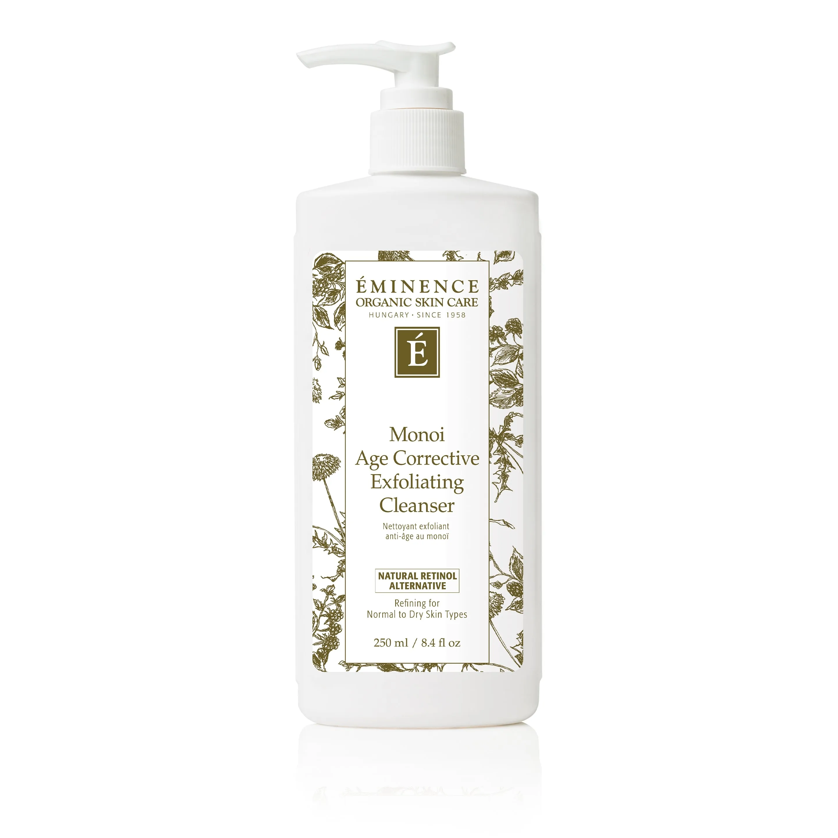 Eminence Organics Resurface & Restore Pair (Monoi Age Corrective Exfoliating Cleanser   Monoi Age Corrective Night Cream for Face & Neck)