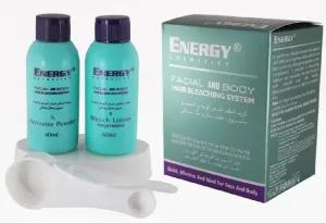 Energy Facial & Body Hair Bleaching System Hair Kit 500 ML