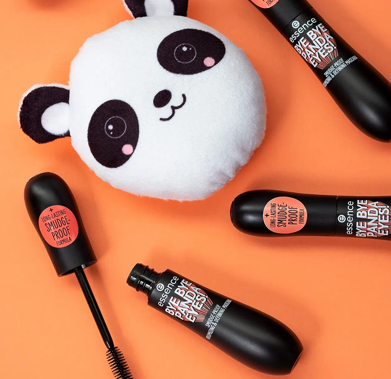 essence | Bye Bye Panda Eyes Tubing Mascara | Smudge-proof, Volumizing definition | Vegan, Paraben Free, Oil Free | Cruelty Free (Pack of 1)