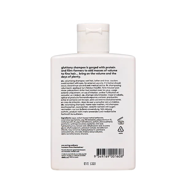 evo Gluttony Volumising Shampoo 300ml