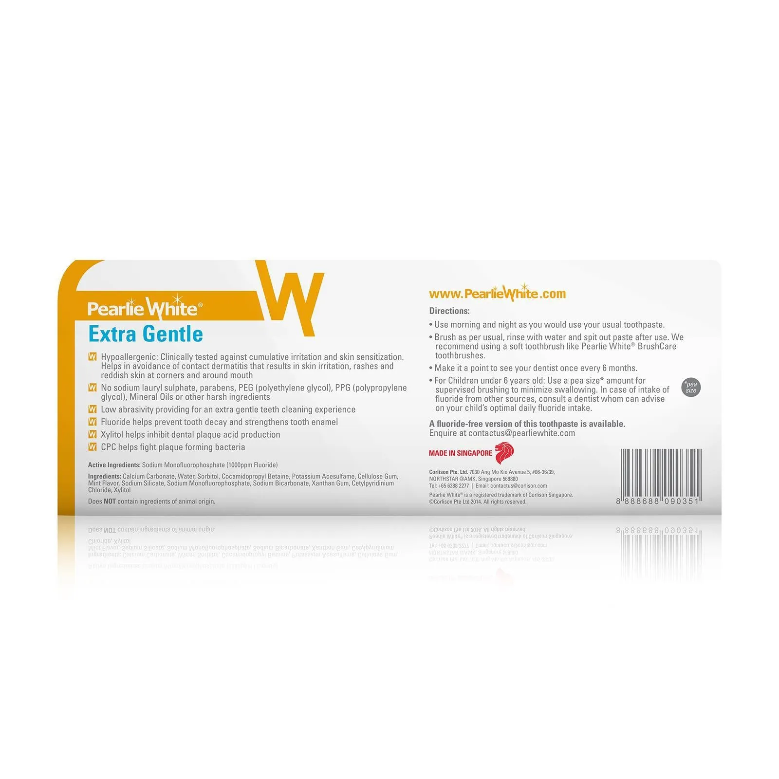 Extra Gentle | Hypoallergenic Fluoride Toothpaste 130gm