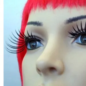 Eyelashes - Spidery Long Black