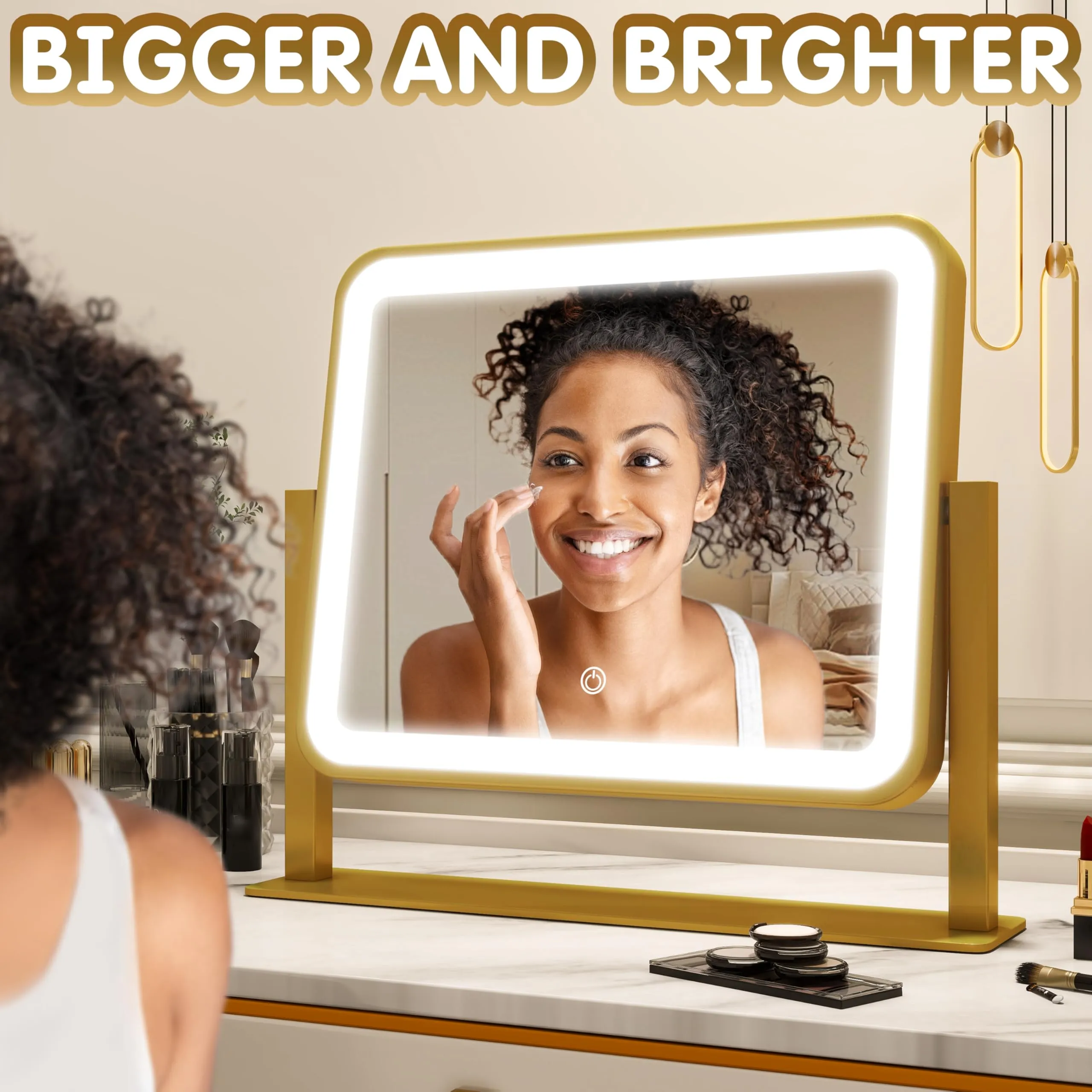 FENNIO Lighted Makeup Mirror with Dimmable Lighting