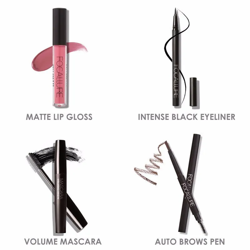 FOCALLURE 8 Pcs Daily Use Cosmetics Makeup Sets