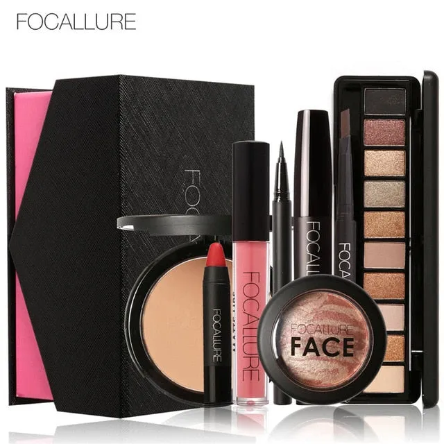 FOCALLURE 8 Pcs Daily Use Cosmetics Makeup Sets