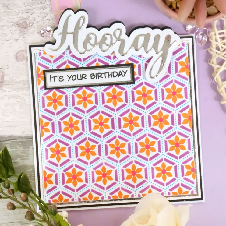 For The Love Of Masks - Layering Floral Honeycomb Tiles