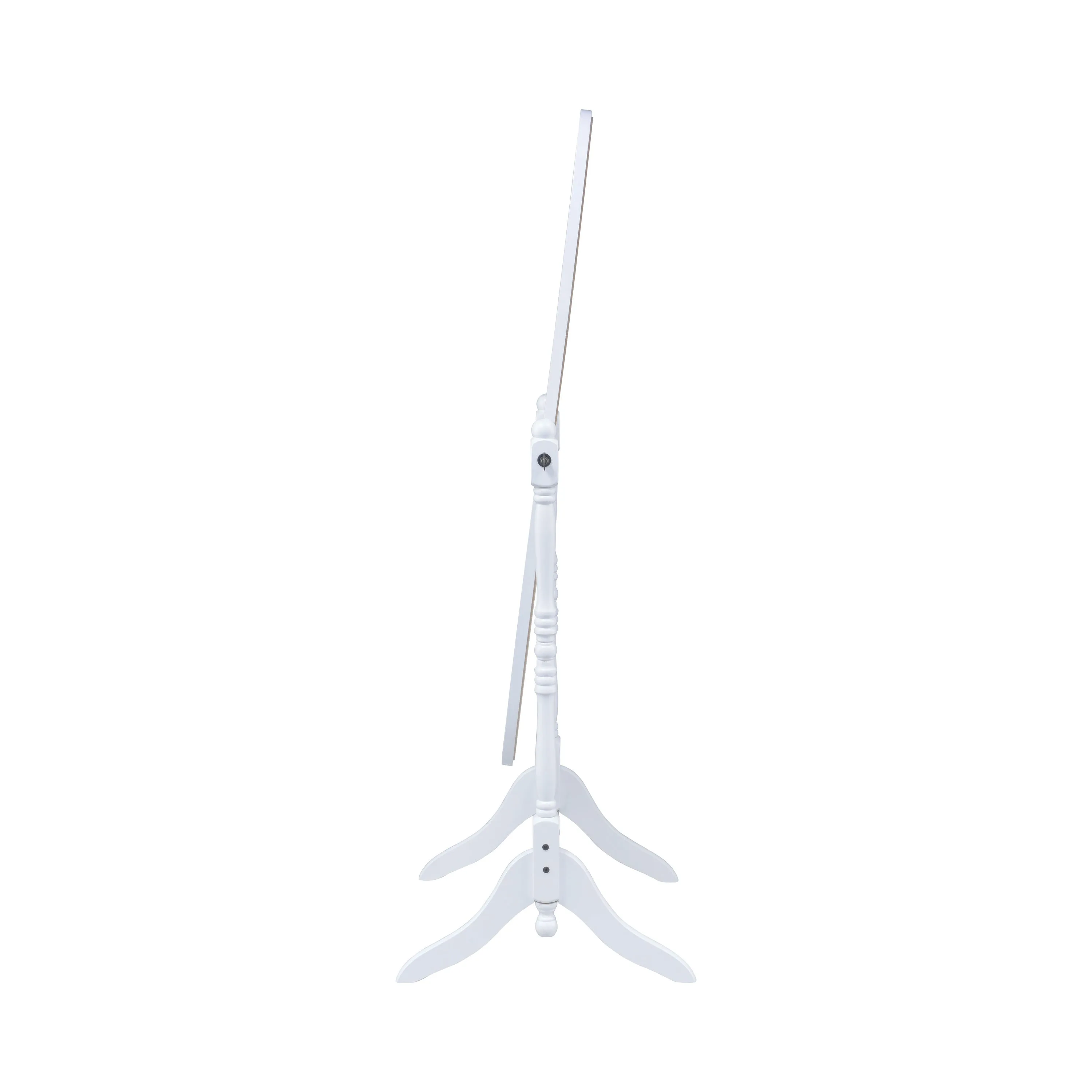 Foyet Wood Adjustable Full Length Cheval Mirror White